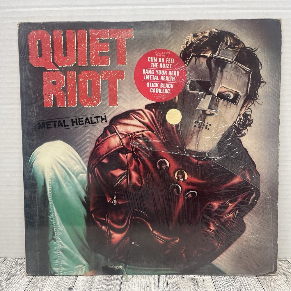 Metal Health by QUIET RIOT Vinyl LP Record In Shrink w/ Hype Sticker Pasha